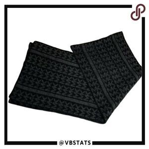 Michael‎ Kors Black on Gray Super Soft Women's Scarf